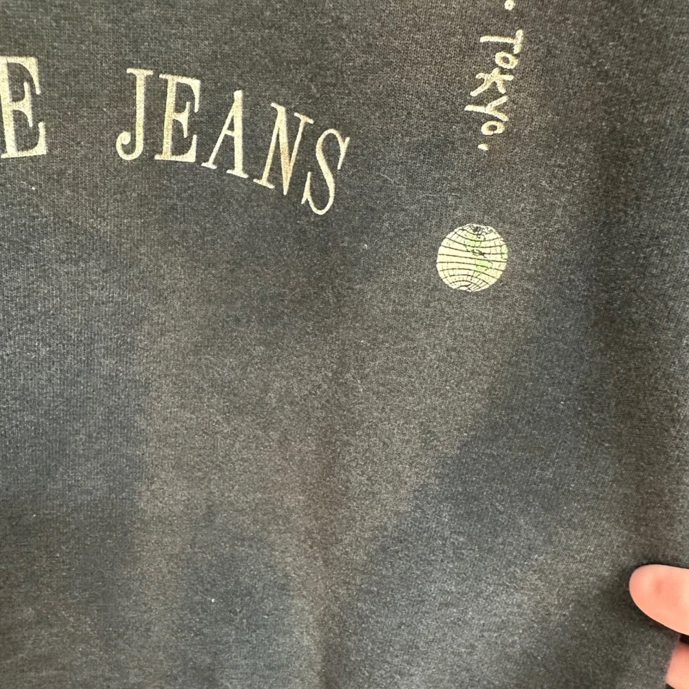 Vintage‎ Levi's Graphic Sweatshirt Made in USA Faded Black 90s Oversized 501